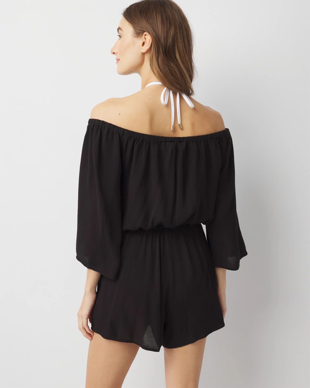 Romper white house black market hot sale